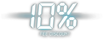 10% fee discount